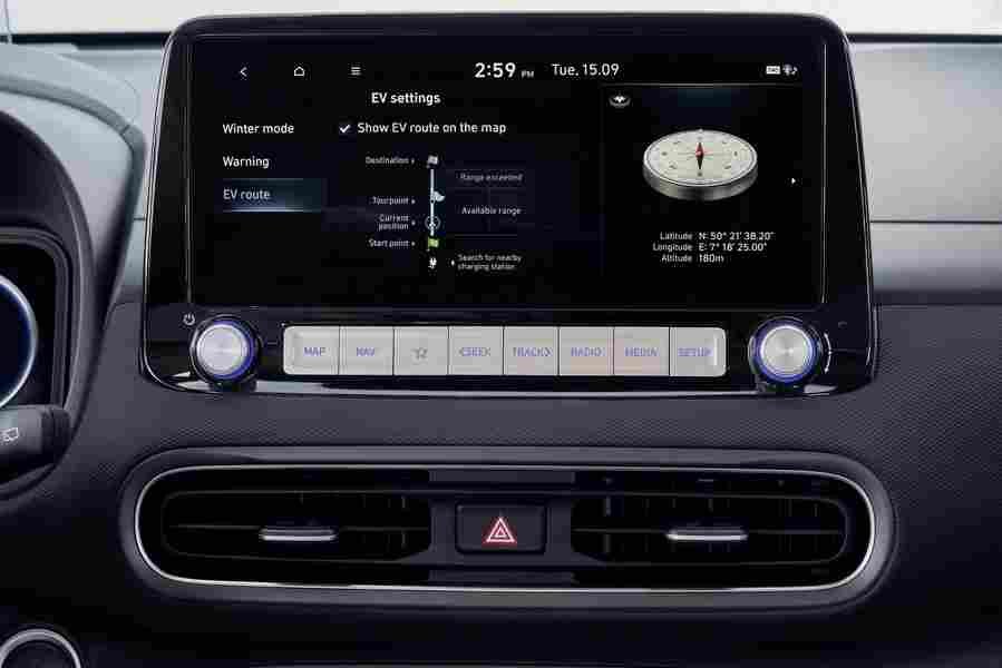 hyundai kona electric 2020 6972 3 Car A4 Photo Print