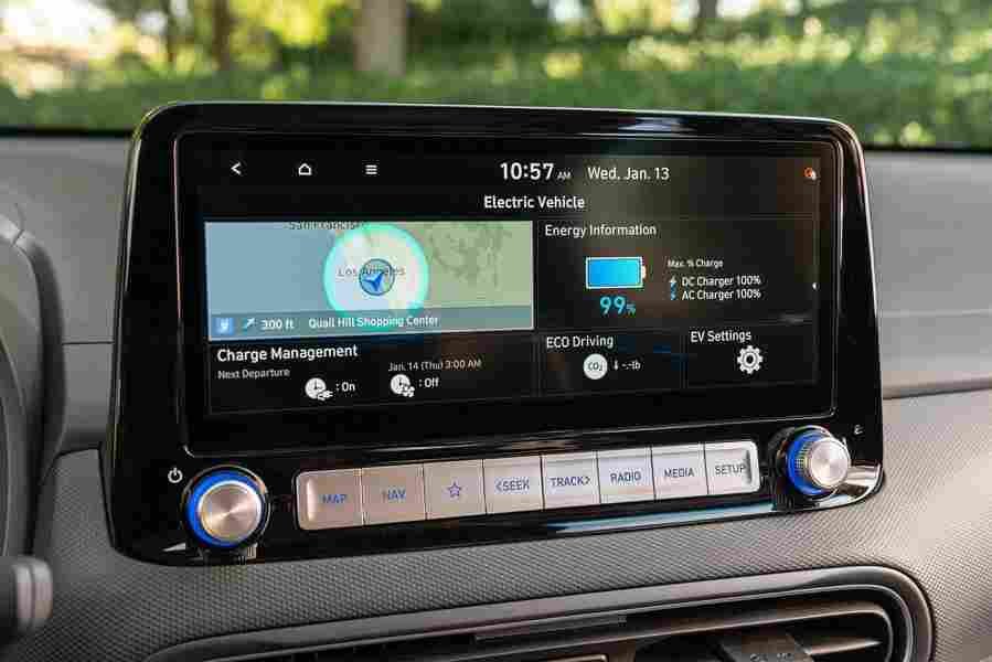 hyundai kona electric 2021 1 7023 5 Car A4 Photo Print