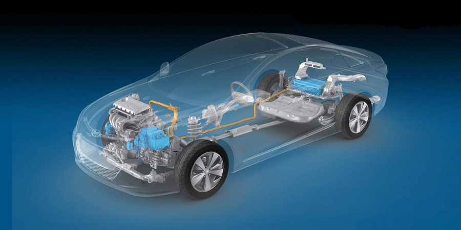 hyundai sonata cutaway A4 Photo Print