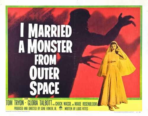 i married monster from outer space  02 film star poster A4 Photo Print