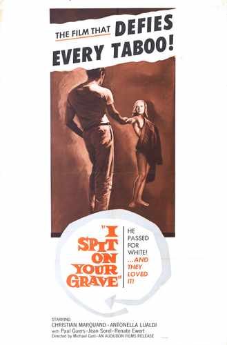 i spit on your grave 1959  01 film star poster A4 Photo Print