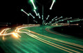 i95 lightstreaks green Vintage A4 Photo Print