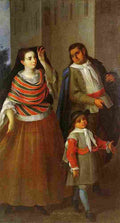 ibarra mestizo and spaniard produce castizo Art A4 Photo Print