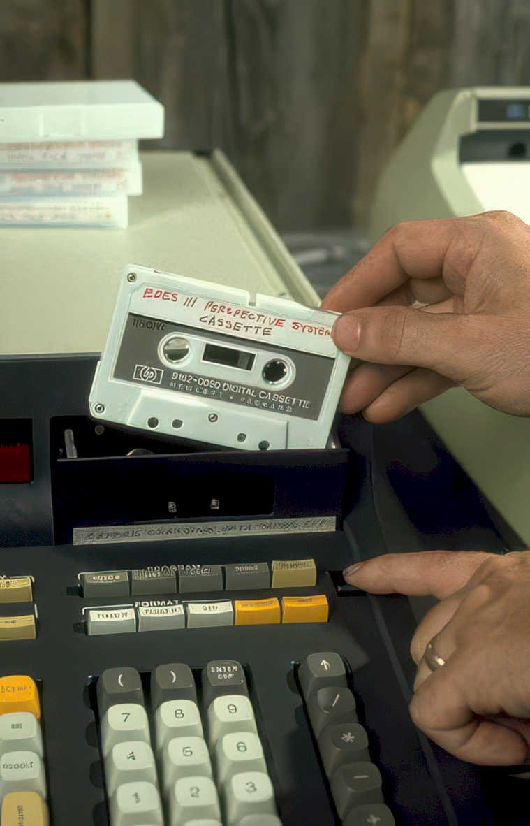 ibm 3273 cassette Vintage A4 Photo Print