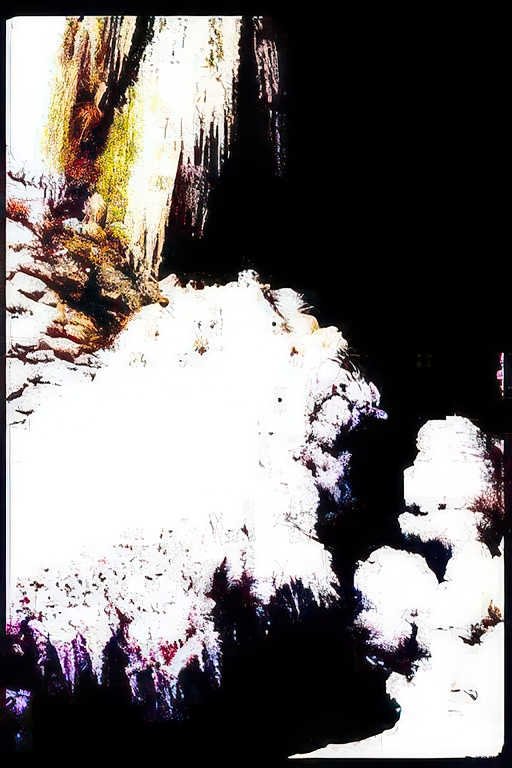 ice cave seljavallalaug Vintage A4 Photo Print