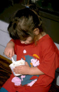 ice cream girl Vintage A4 Photo Print