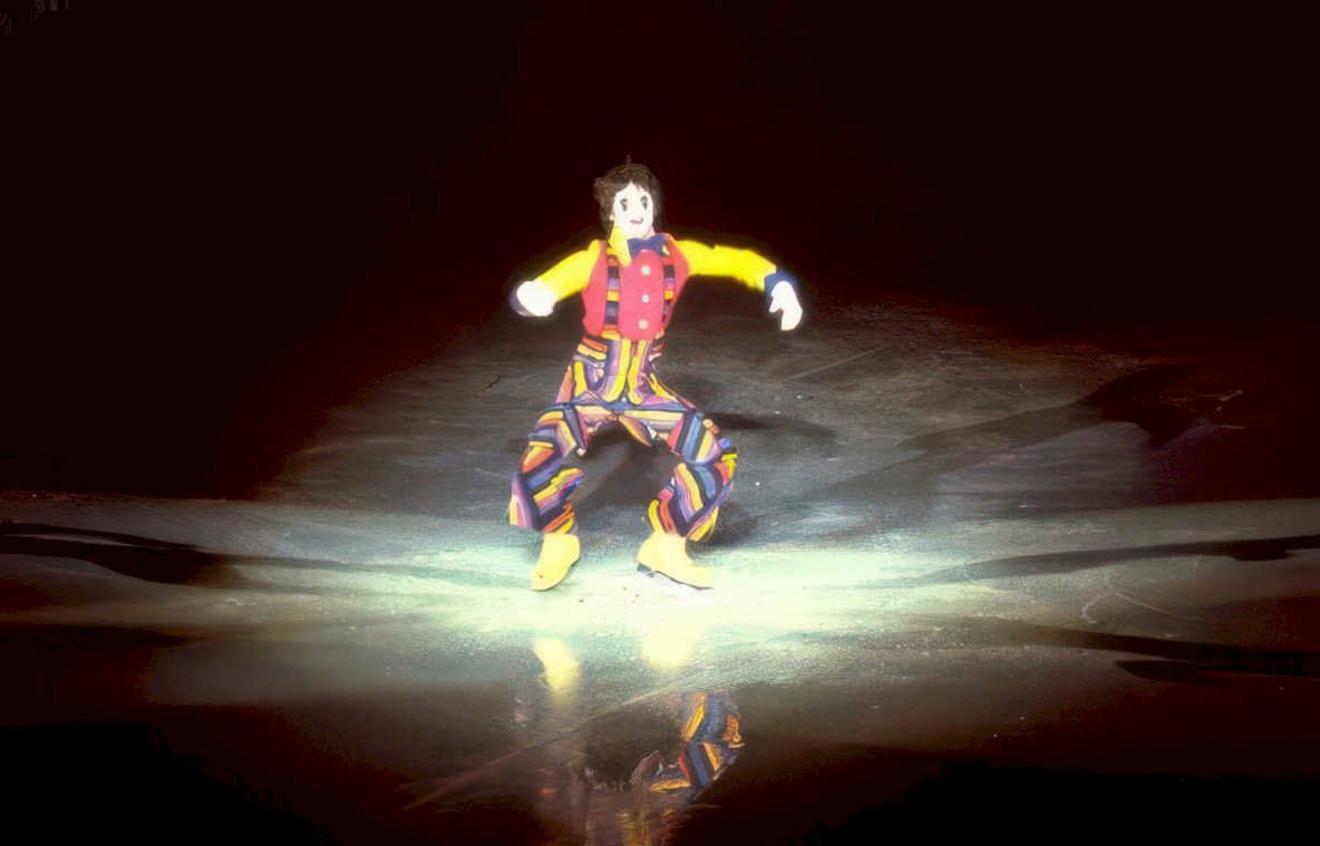 ice skating jackson Vintage A4 Photo Print