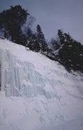 iceberg falls winter Vintage A4 Photo Print