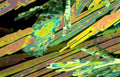 icecrystal layered rgb Vintage A4 Photo Print