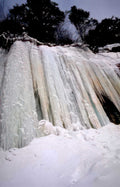 icefall winter landscape 1 Vintage A4 Photo Print