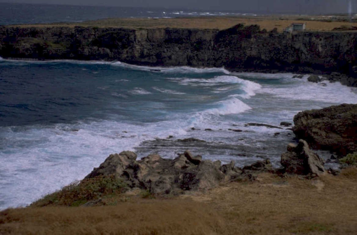iceland coastline wave 1980s 1990s A4 Photo Print