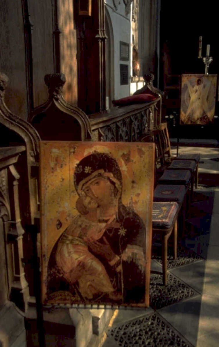 icon church saint 1980s 1990s A4 Photo Print