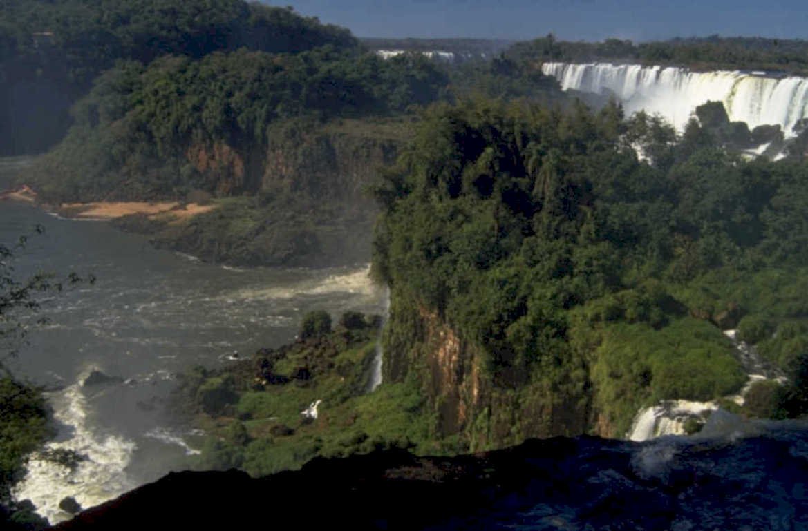 iguazu falls landscape 1980s 1990s A4 Photo Print