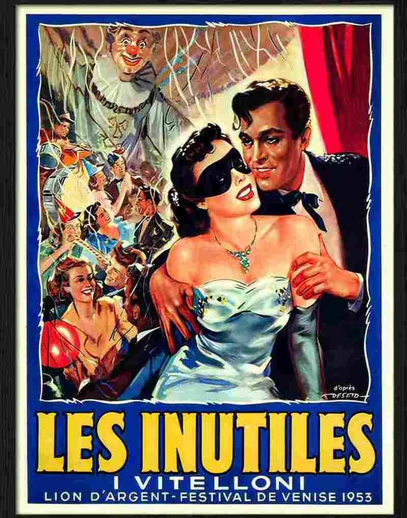 il vitelloni fellini movie poster Advert A4 Photo Print