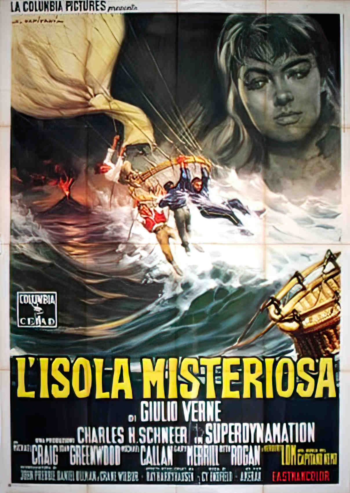 ile mysterieuse l ital 4F Advert A4 Photo Print