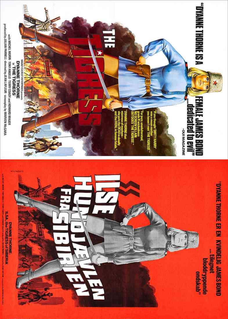 ilsa tigress of siberia poster 01 A4 Photo Print