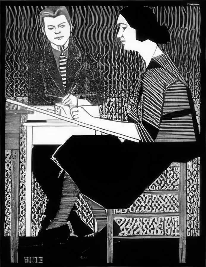 in mesquitas classroom mc escher 1920 A4 Photo Print