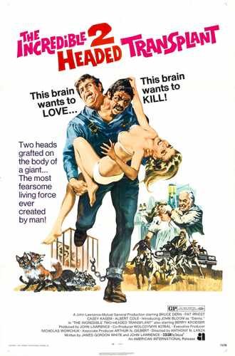 incredible 2 headed transplant  01 film star poster A4 Photo Print