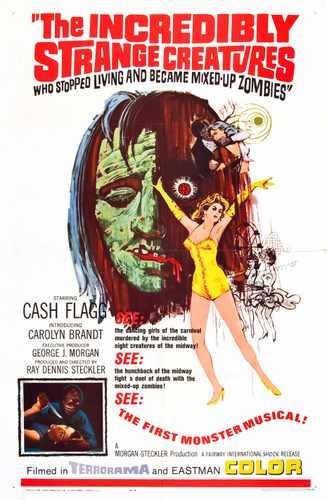 incredibly strange creatures  01 film star poster A4 Photo Print