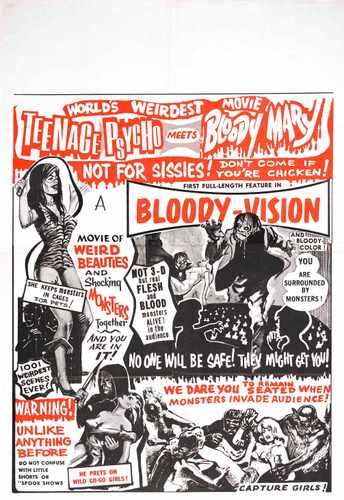 incredibly strange creatures  02 film star poster A4 Photo Print