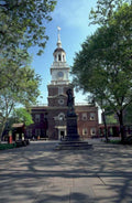 independence hall philadelphia 1980s 1990s A4 Photo Print