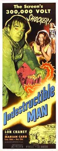 indestructible man  02 film star poster A4 Photo Print