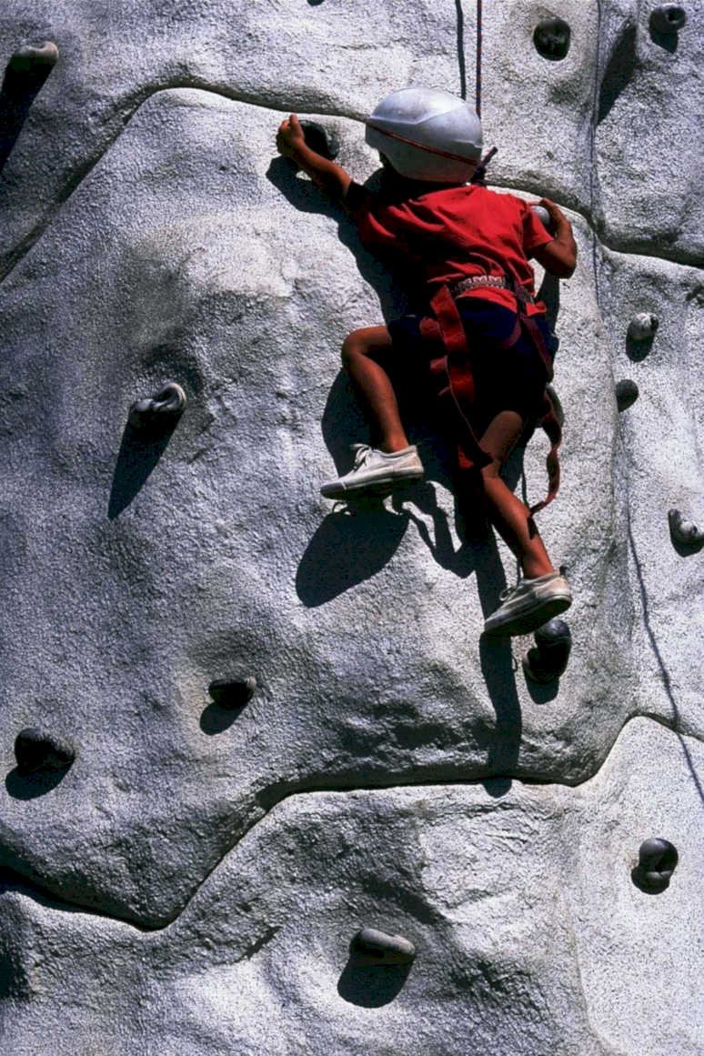 indoor climbing wall1980s 1990s A4 Photo Print