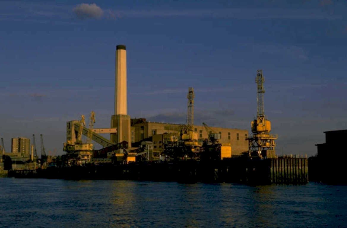 industrial docklands navy 1980s 1990s A4 Photo Print