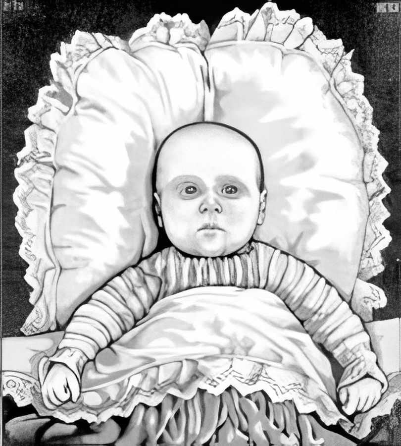 infant arthur mc escher 1929 A4 Photo Print