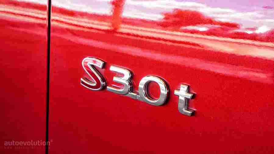 infiniti q50 red sport 400 2016 17 Car A4 Photo Print