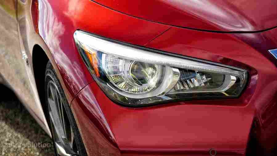 infiniti q50 red sport 400 2016 22 Car A4 Photo Print