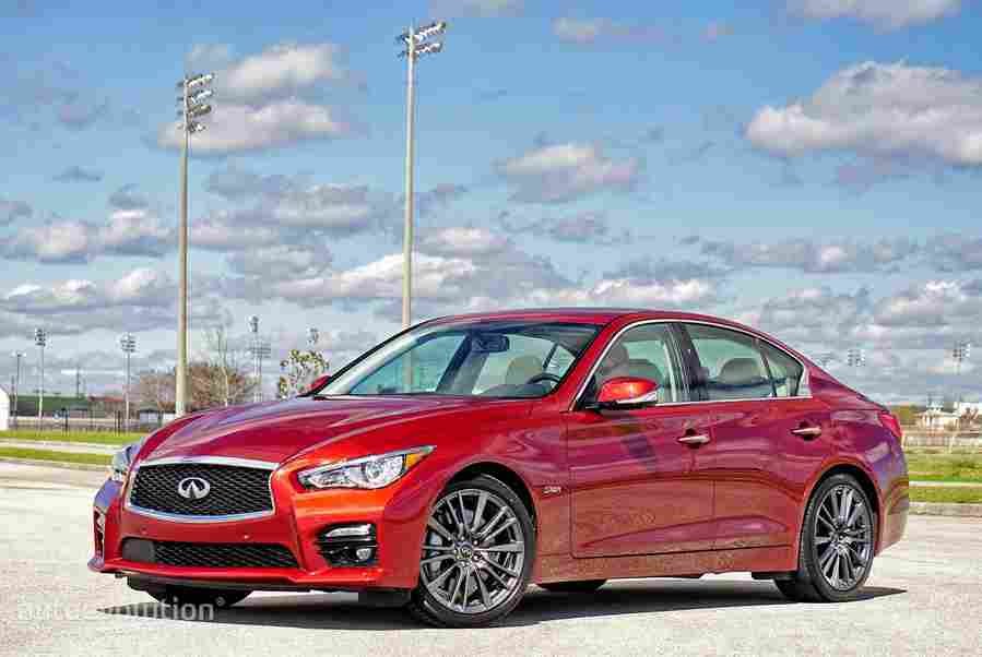 infiniti q50 red sport 400 2016 29 Car A4 Photo Print