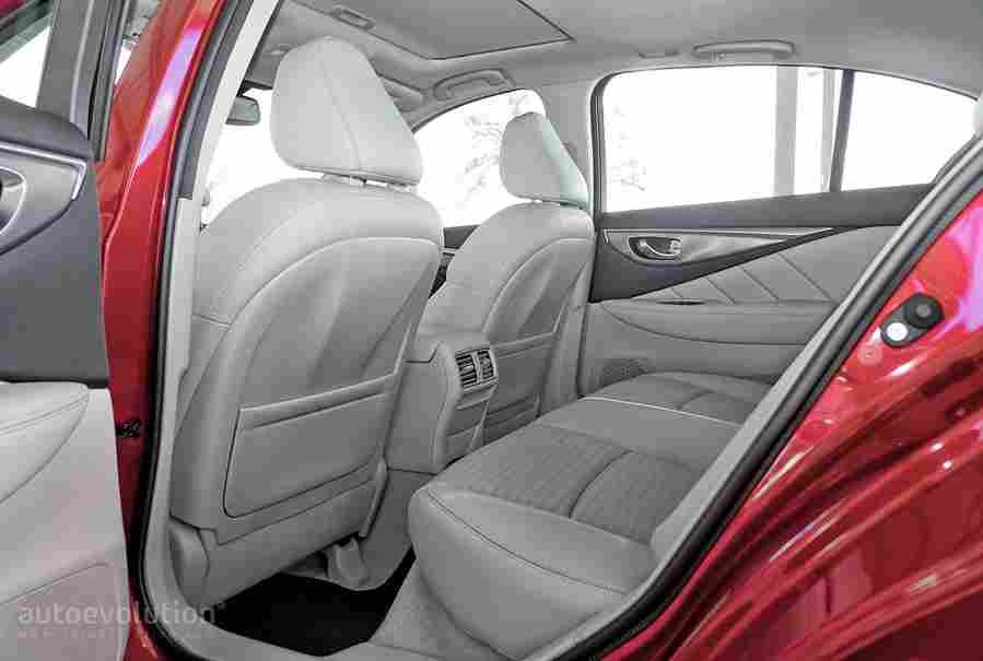 infiniti q50 red sport 400 2016 3 Car A4 Photo Print