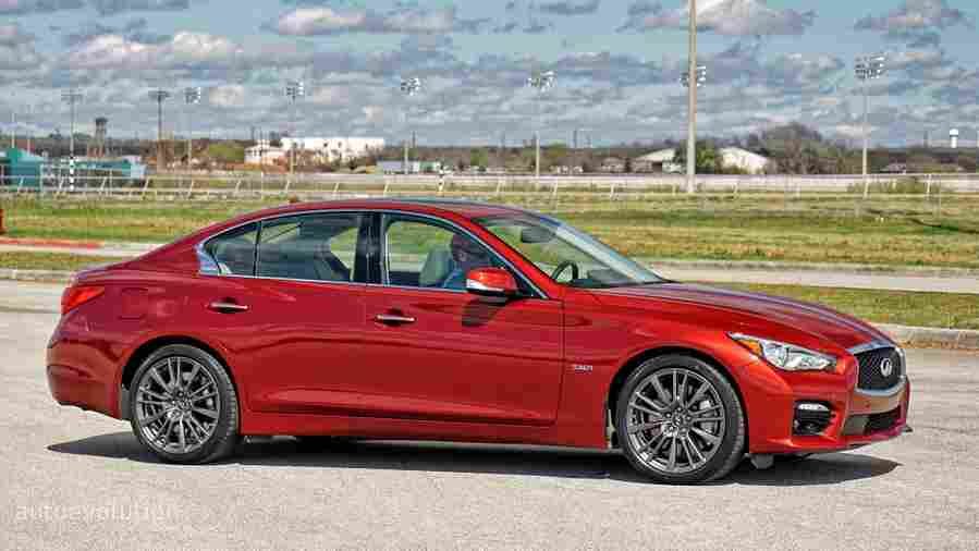 infiniti q50 red sport 400 2016 32 Car A4 Photo Print