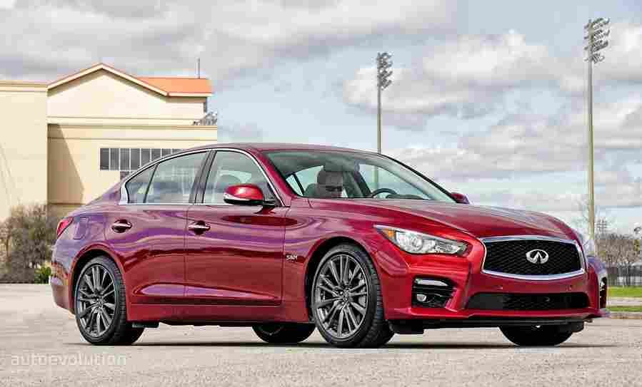 infiniti q50 red sport 400 2016 33 Car A4 Photo Print