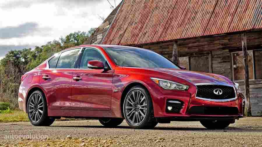 infiniti q50 red sport 400 2016 37 Car A4 Photo Print