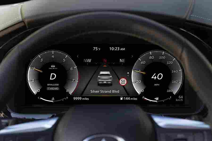 infiniti qx60 2021 7130 25 Car A4 Photo Print