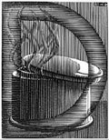 initial d mc escher 1931 A4 Photo Print