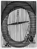 initial o mc escher 1931 A4 Photo Print