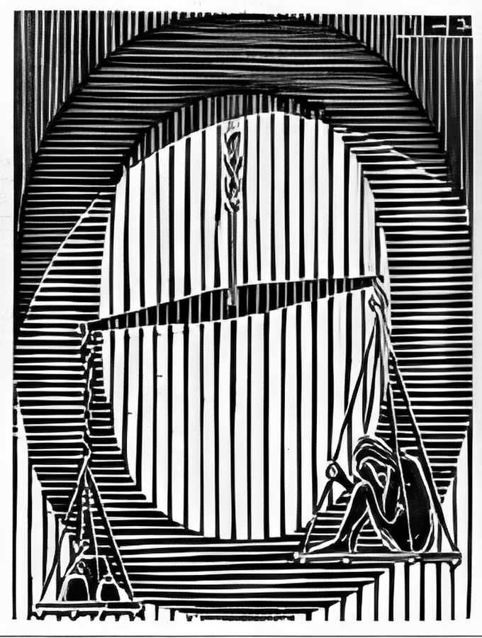 initial o mc escher 1931 A4 Photo Print