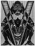 initial v mc escher 1931 A4 Photo Print
