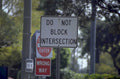 intersection signs traffic 1980s 1990s A4 Photo Print