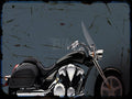 interstate Honda A4 Photo Print Motorbike Vintage Aged
