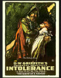 intolerance d w griffith movie poster 1916 Advert A4 Photo Print