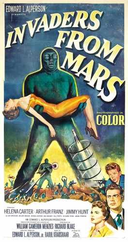 invaders from mars  03 film star poster A4 Photo Print