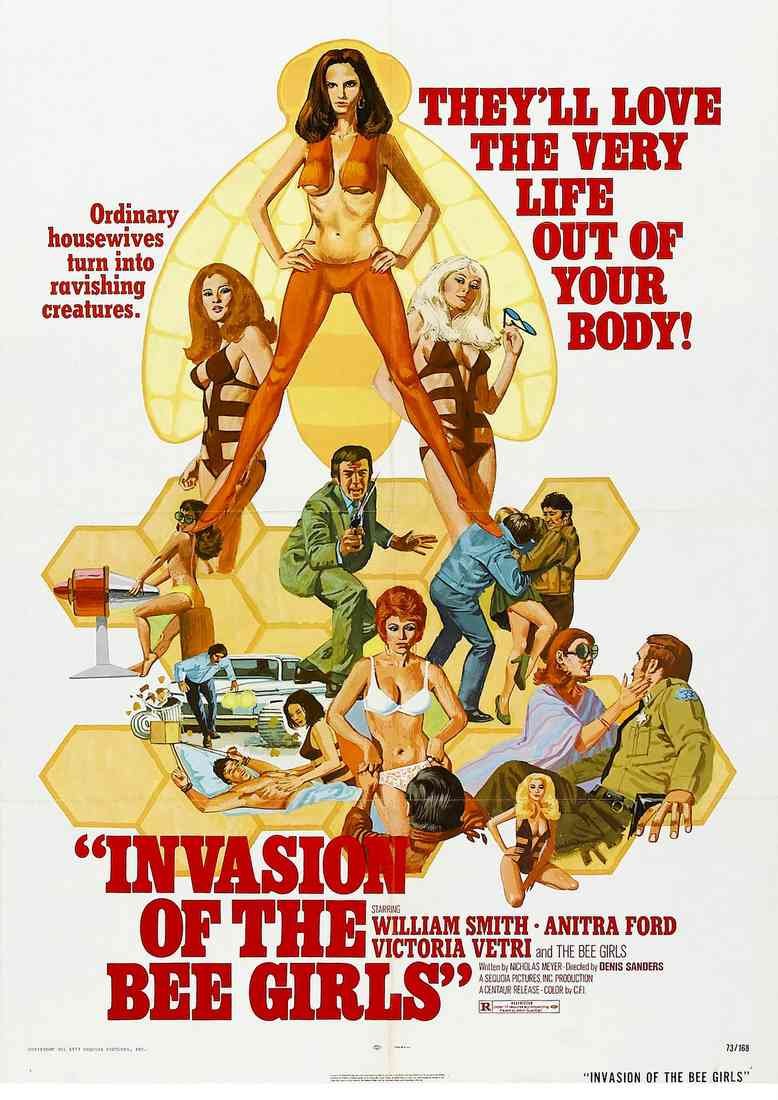 invasion of bee girls poster 01 A4 Photo Print
