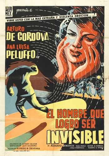 invisible man 1958  01 film star poster A4 Photo Print