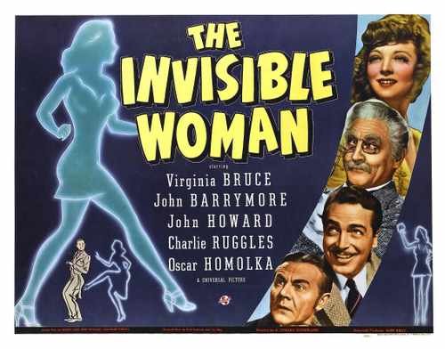 invisible woman  04 film star poster A4 Photo Print