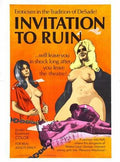 invitation to ruin  02 film star poster A4 Photo Print