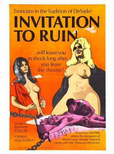 invitation to ruin  02 film star poster A4 Photo Print